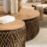 SIXTINE - Set van 3 ronde salontafels - Afbeelding 5