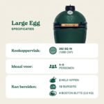 Big Green Egg KAMADO - Large - Afbeelding 5